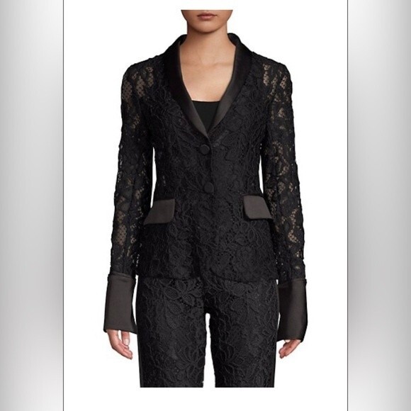 NEW Alexis Bonis Lace Tuxedo Jacket NWT Size Small - Picture 2 of 14